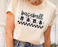Comfort Colors Baseball Mama T-Shirt, Checkered Mama T-Shirt, Mothers Day Gift, Sports Mom Shirt, Baseball Mom T-Shirt...