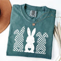 Comfort Colors Retro Easter Bunny Shirt, Womens Easter Bunny Gift, Cute Easter Day Shirt, Bunny Lover Tee, Teacher Easter...