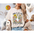 Comfort Colors Sorry I'm Late Shirt,Was Dilly Dallying Goose Shirt, Funny Goose Shirt, Floral Goose Shirt, Preppy Girl...