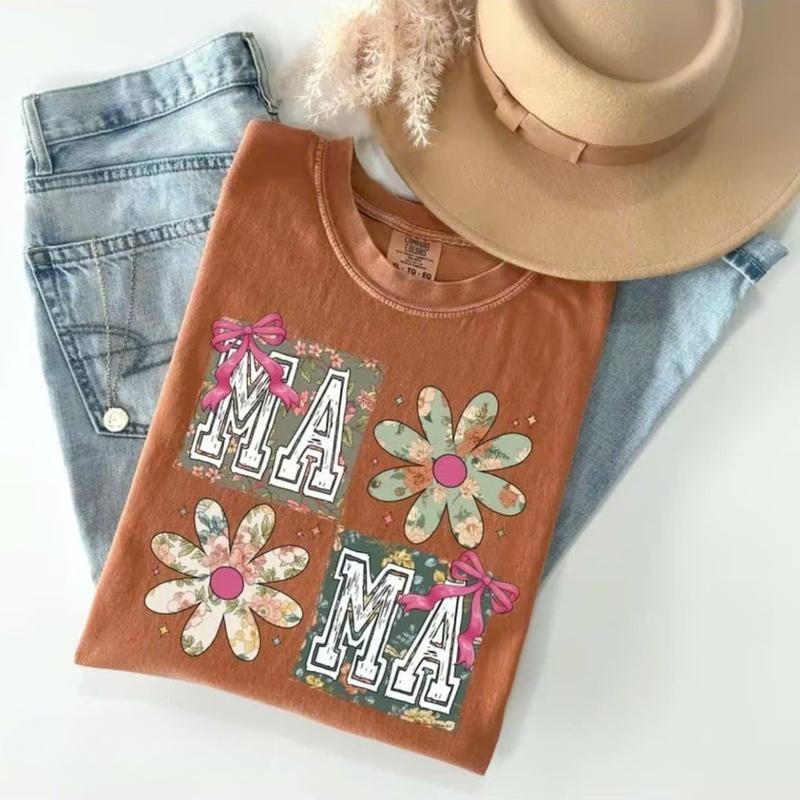 Comfort Colors Vintage Floral Mama T-shirt, Mama T-shirt, Strong Woman Tee, Gift for Mothers Day, Mama Tee, Graphic Tee,...