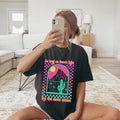 Comfort Colors Women's Neon Moon Casual Cotton Short Sleeve Graphic T-Shirt with "As Long as There's Light" Design -...