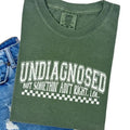 Comfort Colors Women's Undiagnosed Short Sleeve Cotton Casual Graphic T-Shirt