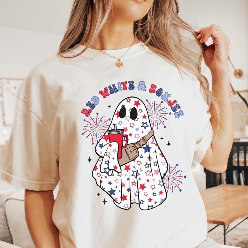 Comfort colors red white and boujee short sleeve casual cotton graphic tee Hoodie, Sweatshirt | RetroVerseTees.com