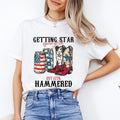 Comfort colors western star spangled hammered short sleeve casual cotton graphic tshirt Hoodie, Sweatshirt