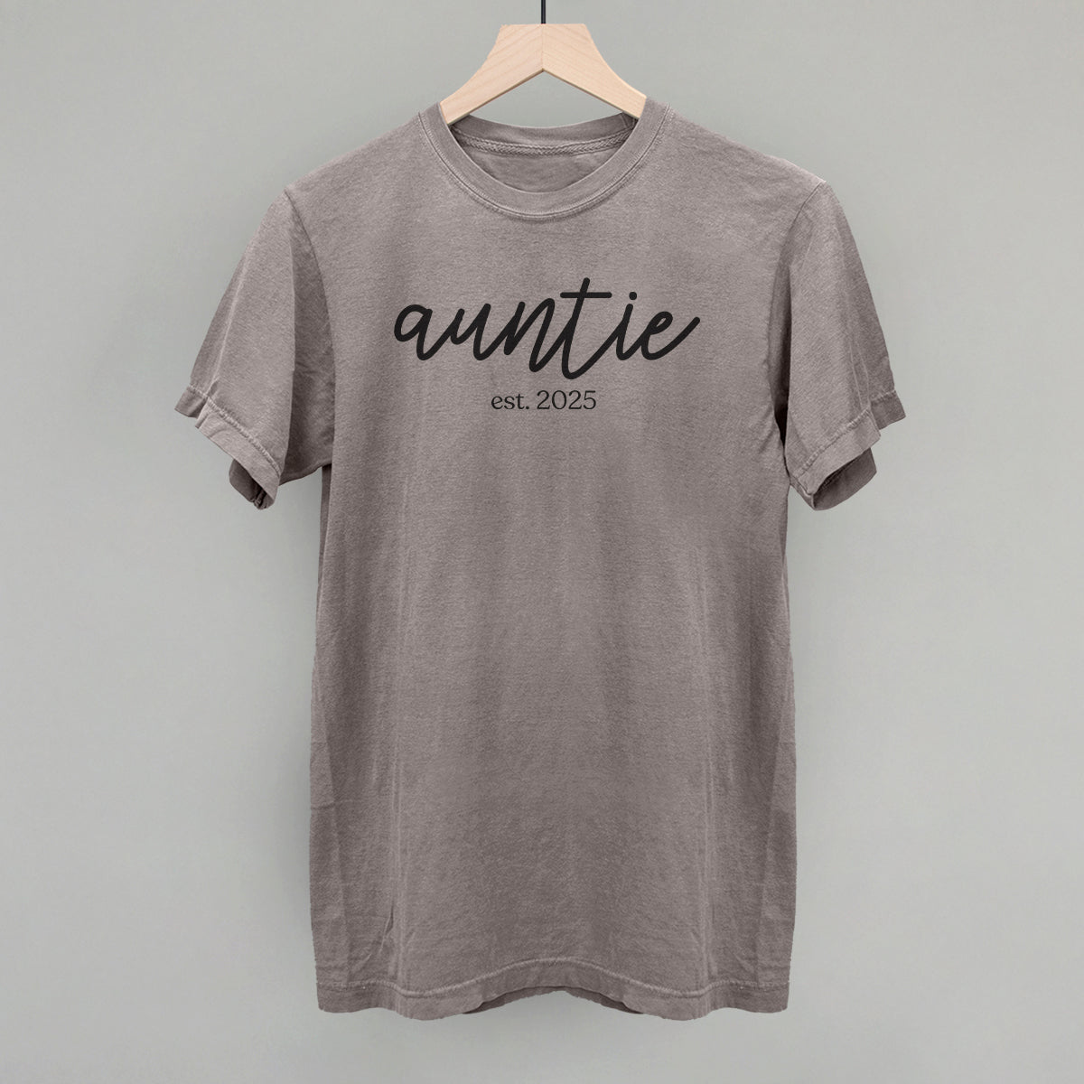 Auntie Est. 2025 Script T-Shirts, Hoodie, Sweatshirt | RetroVerseTees.com (Image 4)