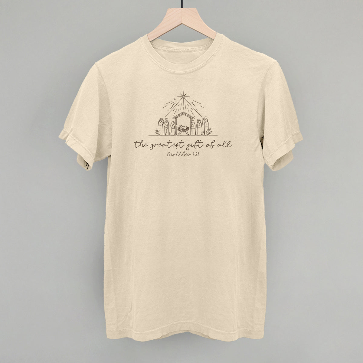 The Greatest Gift Of All Matthew 1:21 T-Shirts, Hoodie, Sweatshirt | RetroVerseTees.com (Image 4)