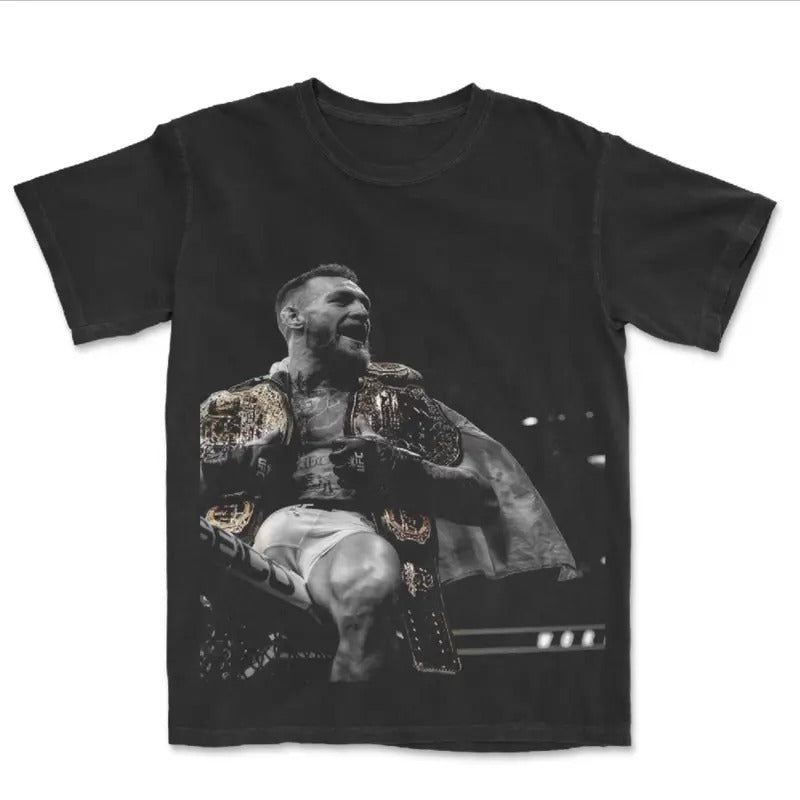 Conor McGregor Tshirt, Vintage 90s Graphic MMA Tee, American Professional Boxer Tee For Man and Woman Unisex T-shirt...