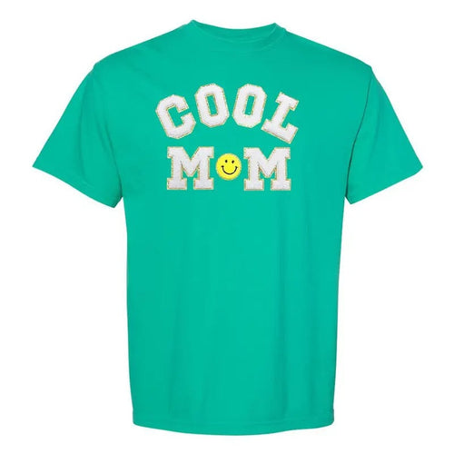 'Cool Mom' Letter Patch T-Shirt Hoodie, Sweatshirt | RetroVerseTees.com