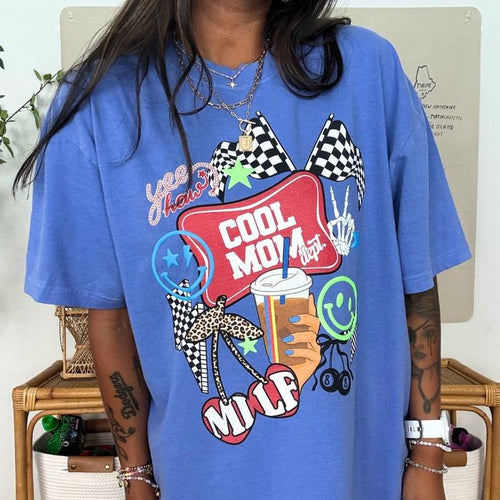 'Cool Mom Dept.' T-Shirt - UM X @jassn26 Hoodie, Sweatshirt | RetroVerseTees.com