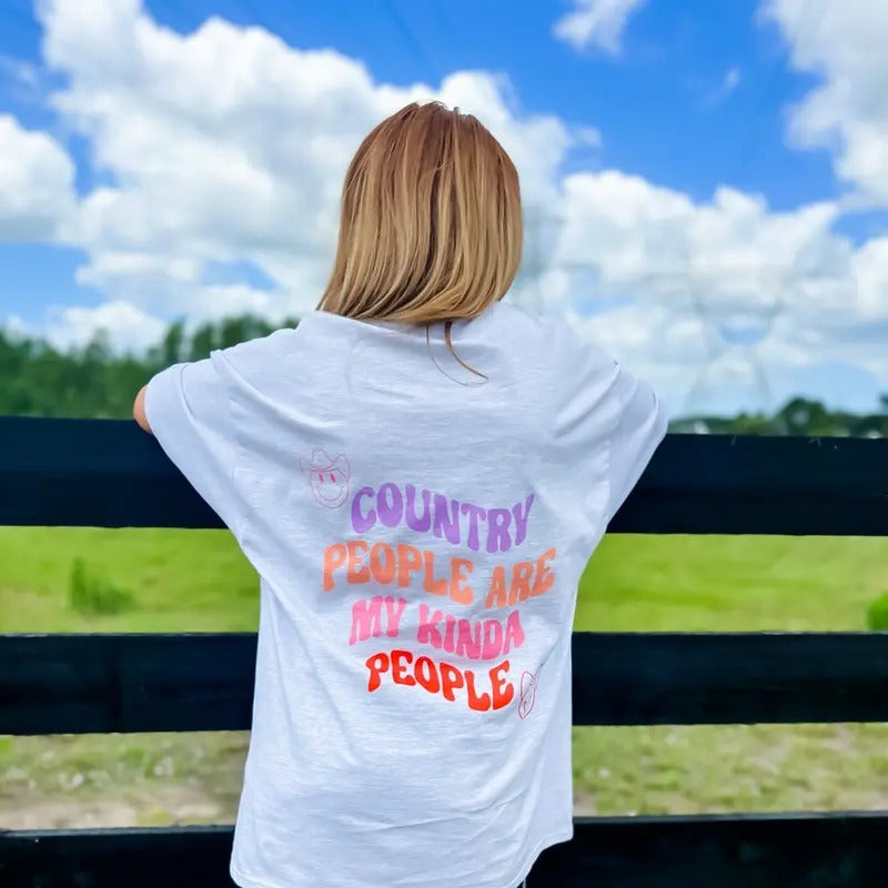 Country People Graphic Tee Hoodie, Sweatshirt | RetroVerseTees.com