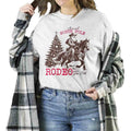 Cowboy Santa Western Christmas Unisex T-shirt Sweatshirt Hoodie, Retro Vintage Trendy Dec, 25th Cotton | RetroVerseTees.com