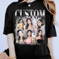 Custom Graphic Photos Girlfriend Vintage Shirt, Family Bootleg Graphic Shirt, Personalize Bootleg Custom, Bachelor Party,...