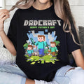 Custom Personalized DadCraft T-shirt, Happy Father's Day Shirt, Chicken Jockey Gaming, Happy Father's Day Gift, Trending...