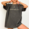 Custom Text Shirt Comfort Colors, Your Text Here T-shirt, Personalized Unisex Tees, Custom Made Tshirt, Customized Gift...
