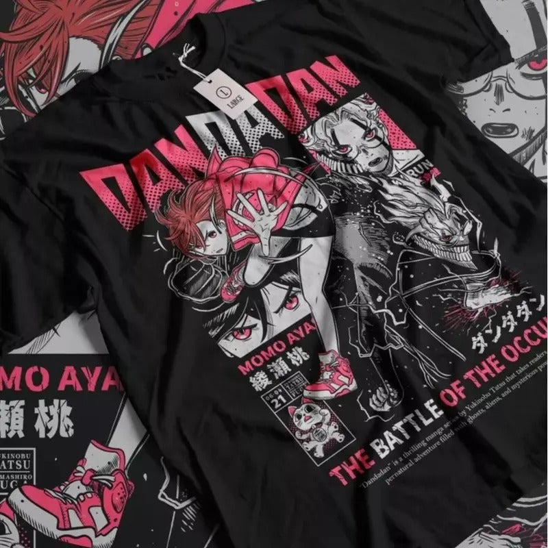 Dandadan Okarun T-shirt, Okarun, Momo Ayase, Anime, Japanese, Cute, Graphic Teestyle{n002}2 Hoodie, Sweatshirt