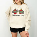 Dead Inside Skeleton Christmas Sweatshirt, Sarcastic Christmas Coffee Shirt, Merry Christmas Shirt, Coffee Lover,...