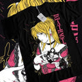 Death Note Misa Amane T- Shirt Manga Anime Black T- Shirt Size S to 5XLstyle{n002}2 Hoodie, Sweatshirt | RetroVerseTees.com