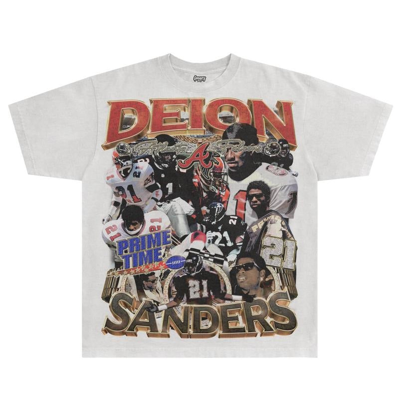 Deion Sanders Falcons Tee | Vintage Tee Graphic T-Shirt Sweatshirt Hoodie | Sport Tee - Gift For Fan | RetroVerseTees.com