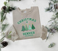 Denver Christmas Sweatshirt, Colorado Sweater, State Shirt, Personalized City Name Shirt, Christmas Trip Sweatshirt,...