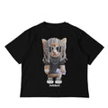 Destroy Lonely Kitty Tee Boxy Crop Hoodie, Sweatshirt | RetroVerseTees.com