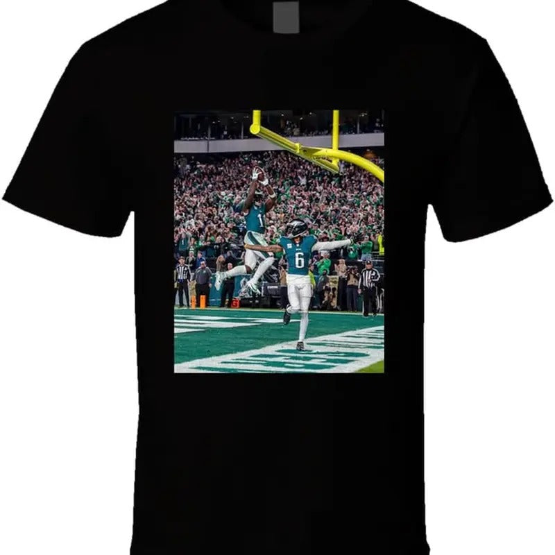 Devonta Smith Aj Brown Dunk Celebration T Shirt Hoodie, Sweatshirt | RetroVerseTees.com