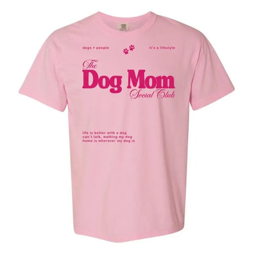 'Dog Mom Social Club' T-Shirt Hoodie, Sweatshirt | RetroVerseTees.com
