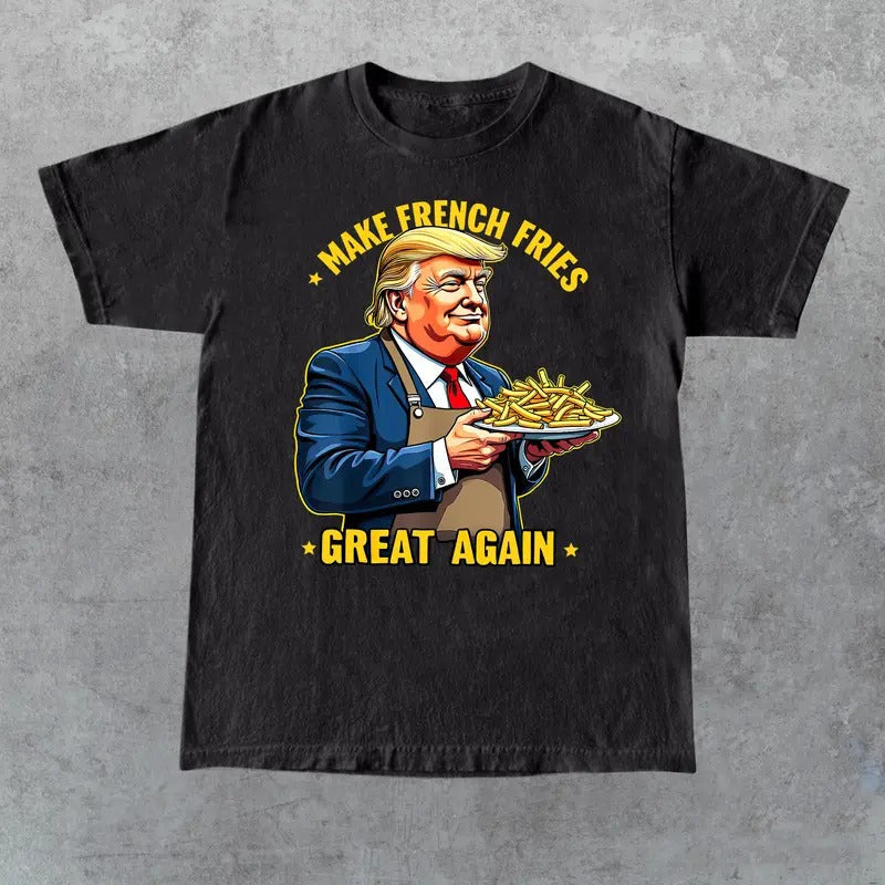 Donald-Trump-2024-french-fry-make-french-fries-great-again-t-shirt, Gift for Fan, Gift for Her, Gift for Him Hoodie,...