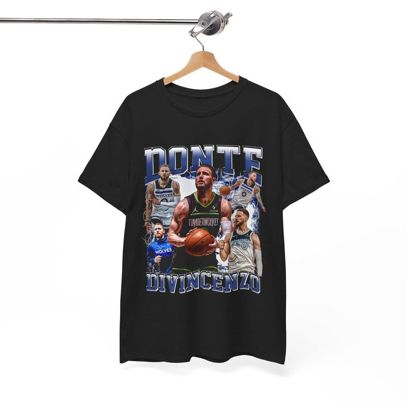 Donte Divincenzo Graphic Tee T-Shirt, Minnesota Basketball T-Shirt, Sports Fan Gift, Unisex Tee, Gift For Fan Hoodie,...
