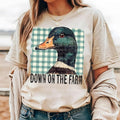 Down on the Farm Duck DTF Transfers - THIS IS NOT A SHIRT style 02 Hoodie, Sweatshirt | RetroVerseTees.com