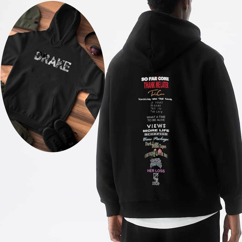 Drxke 15 Albums and Mixtapes Sweatshirt, T-shirt, Hoodie | RetroVerseTees.com