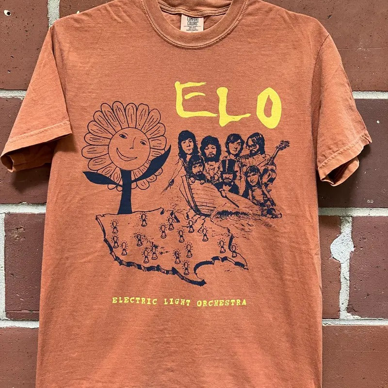 ELO fan art T-shirt, Gift For Her Hoodie, Sweatshirt | RetroVerseTees.com