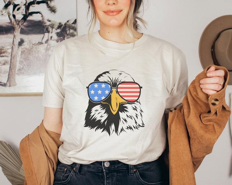 Eagle 4th Of July Shirt, American Flag Shirt, Patriotic Shirt, Fourth Of July shirt, USA Shirt, Memorial Day Shirt,...