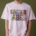 Easter Vibes Coquette T-Shirt, Coquette Easter Sweatshirts, Retro Easter Family Shirt, Bunny Vibes Coquette Sweatshirt,...