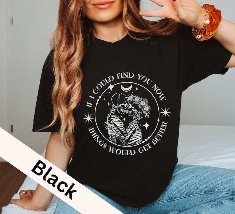 Elder Emo Skeleton Shirt, When We Were , Emo Gift, Emo Lyrics, Emo T-shirt, Scene shirt, It Was Never A Phase, Cute Retro...