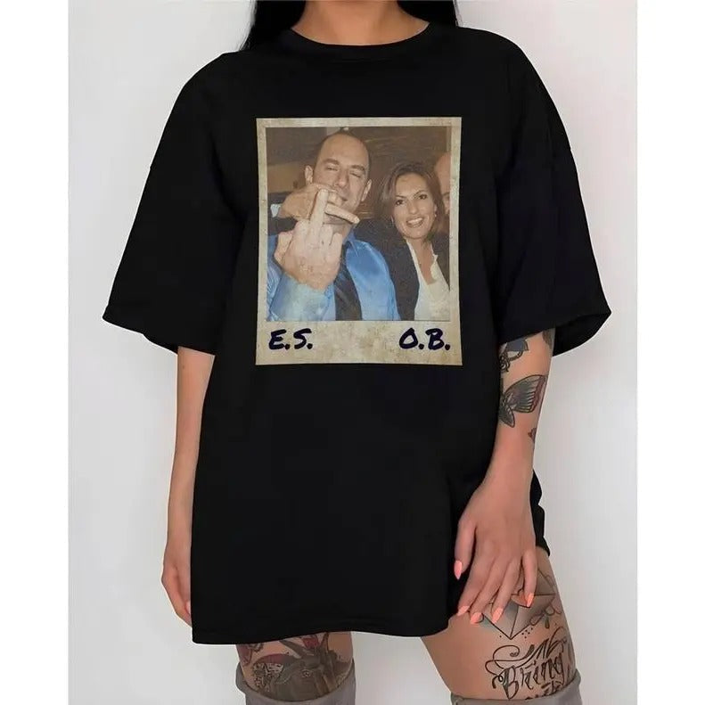 Elliot Stabler And Olivia Benson Shirt Law And Ord_350 - Unisex And Inclusive - Multiple Colorways