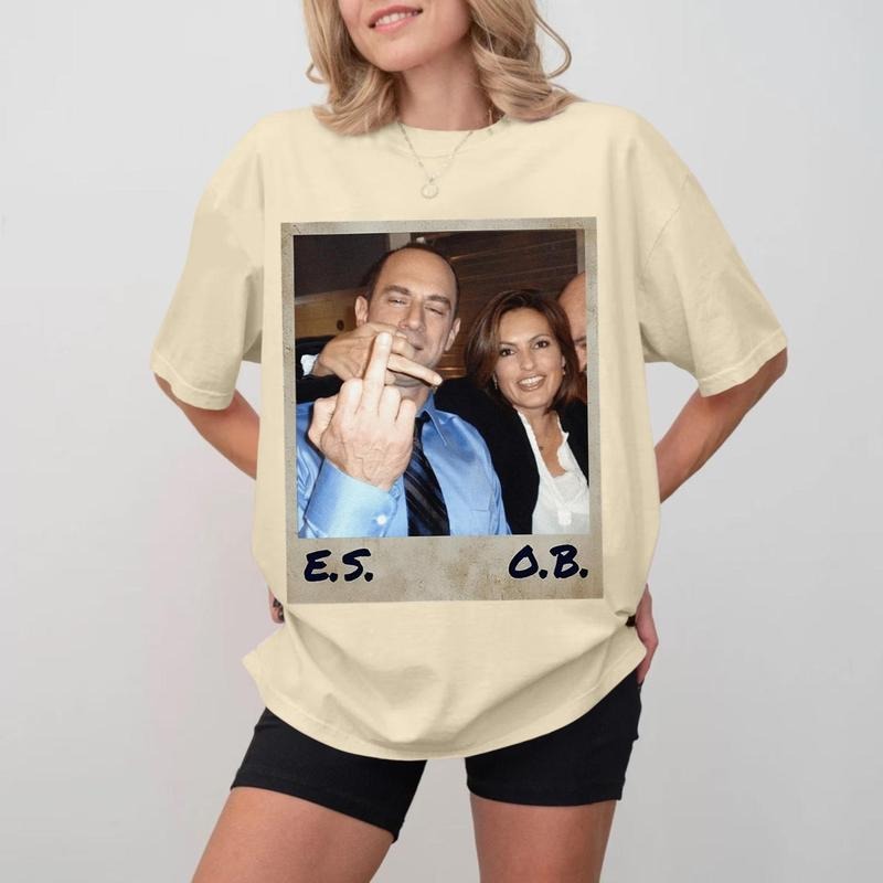 Elliot Stabler And Olivia Benson T-shirt, Law And Order T-shirt, Elliot And Olivia Law And Order Svu Vintage T-shirt,...