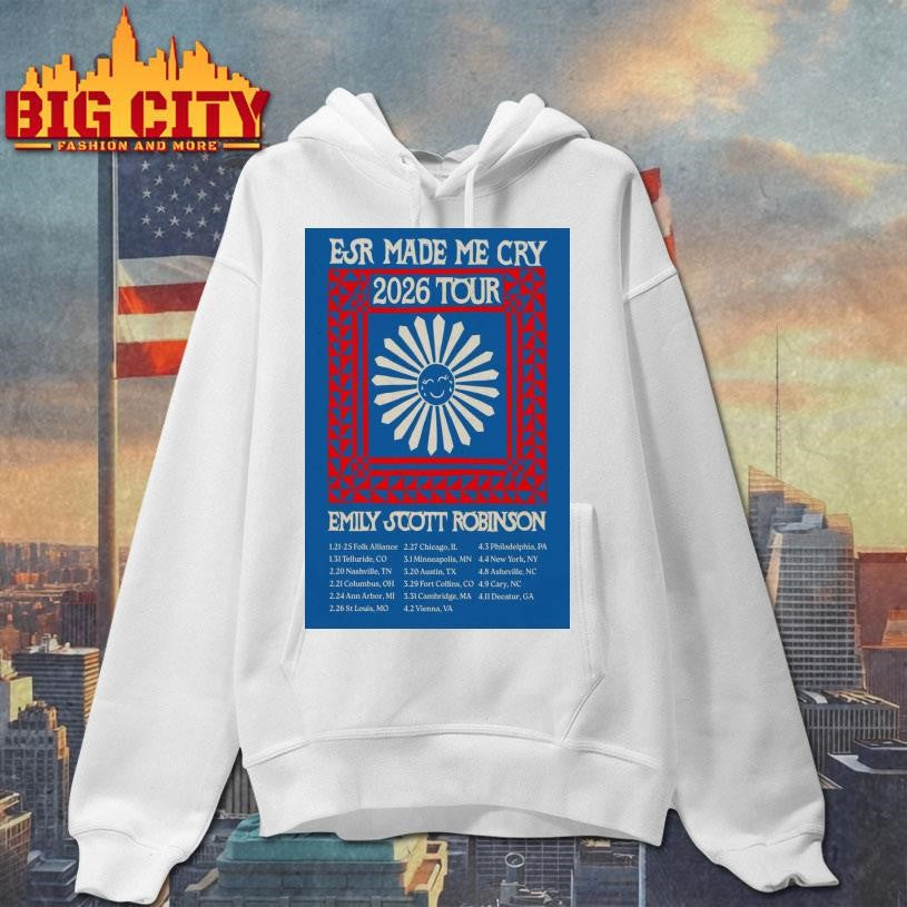 Emily Scott Robinson Esr Made Me Cry 2026 Tour Poster Shirt