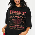 Emotionally Attached To Fictional Characters Shirt, Fourth Wing Dragon Rider, Retro Bookish Shirt, Dragon Lovers Hoodie,...