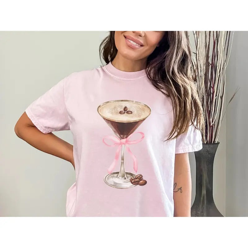 Espresso Martini Graphic Top T-Shirts, Hoodie, Sweatshirt | RetroVerseTees.com