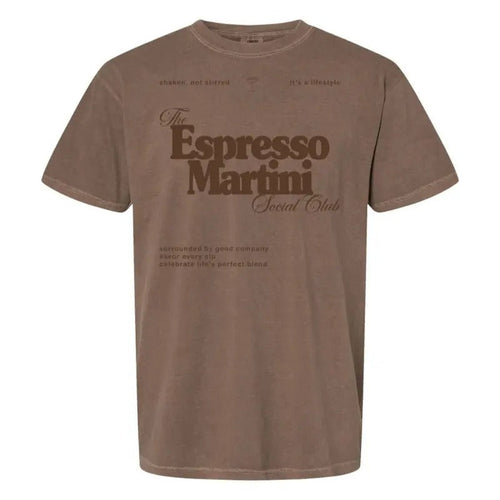 'Espresso Martini Social Club' T-Shirt Hoodie, Sweatshirt | RetroVerseTees.com