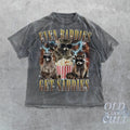 Even Baddies Get Saddies Vintage Graphic T-Shirt, Retro Funny Alpha Raccoon Bootleg T Shirt, Vintage Opossum T Shirt...