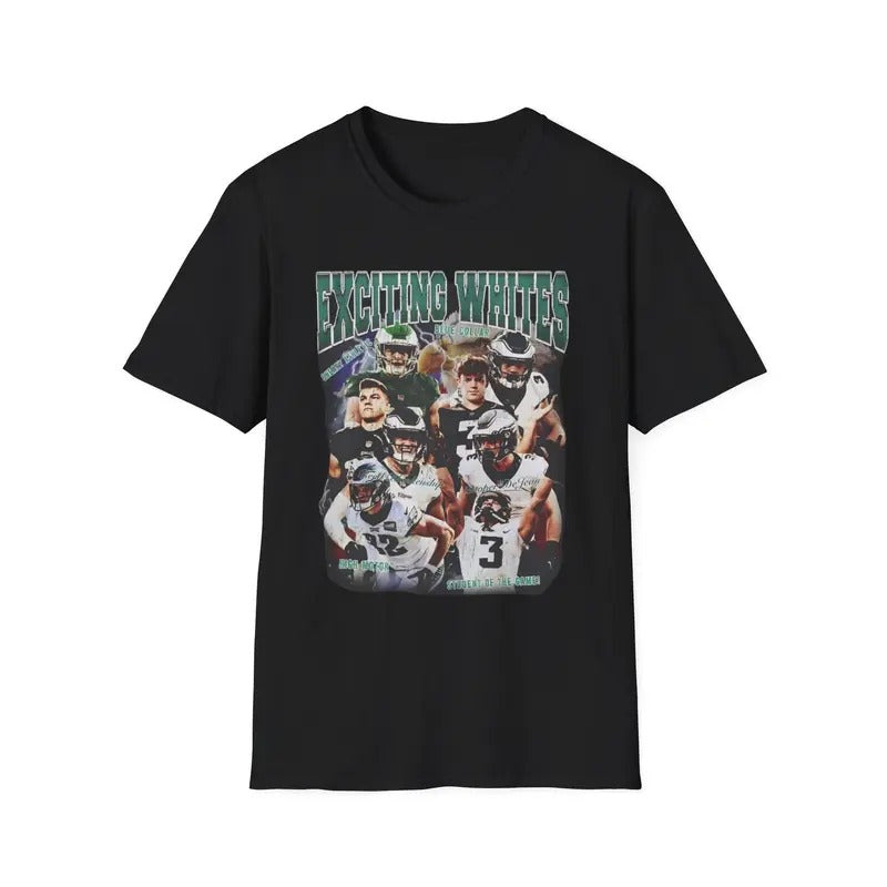 Exciting Whites Unisex Softstyle T-Shirt Sports Tee Fan Apparel Gift for Sports Lovers Vintage Football Cooper DeJean...