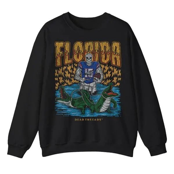 FLORIDA FOOTBALL Sweatshirt Graphic Unisex Women & Men All Size Tops T-Shirts, Hoodie | RetroVerseTees.com