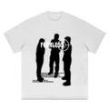 Fearless Blurred Street Portrait Graphic Print Cotton T-Shirt Hoodie, Sweatshirt | RetroVerseTees.com