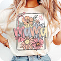 Floral Mama Coquette Bow T-Shirt, Mama Flower T-Shirt, Mama T-Shirt, Mama Shirt Design, Retro Mama T-Shirt, Mothers Day...