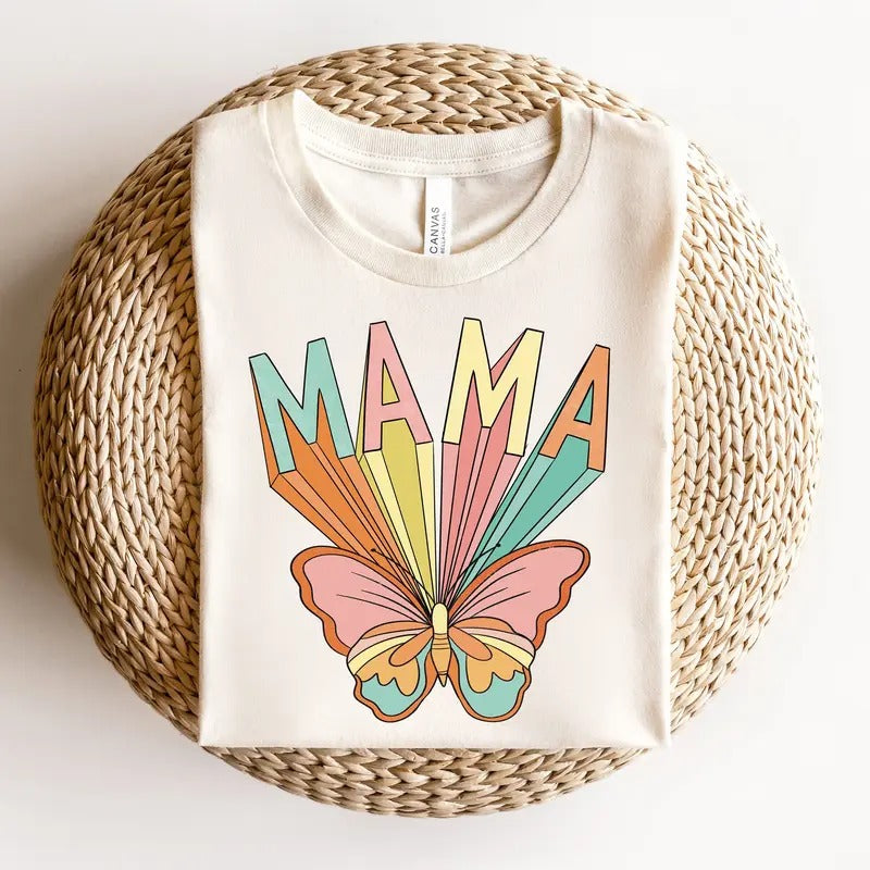 Floral Mama Retro Sweatshirt, Summer Mama Sweatshirt, Mama Sweatshirt, Retro Sweatshirt, retro mama Sweatshirt, spring...