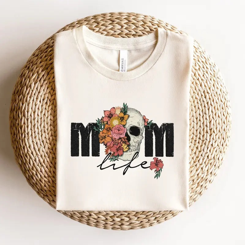 Floral Mom Sweatshirt, Mama Sweatshirt, Mothers Day Sweatshirt, Mom Quotes Sweatshirt, Mom Life Sweatshirt, Gift For Mom...
