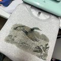 Flying Mallard Vintage Oversized Print Crewneck Sweatshirt T-Shirts, Hoodie | RetroVerseTees.com