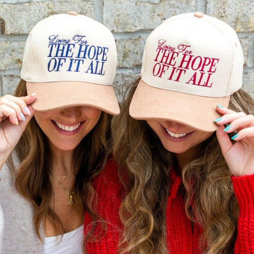 'For The Hope Of It All' Lyrics Corduroy Hat T-Shirts, Hoodie, Sweatshirt | RetroVerseTees.com