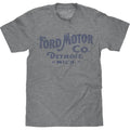Ford Motor Company Detroit Michigan Big and Tall T-Shirt - Gray graphic tee Hoodie, Sweatshirt | RetroVerseTees.com